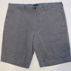 Men's J. Crew Chino Short, Spokane Grey, 10 1/2" Inseam, Size 36 waist